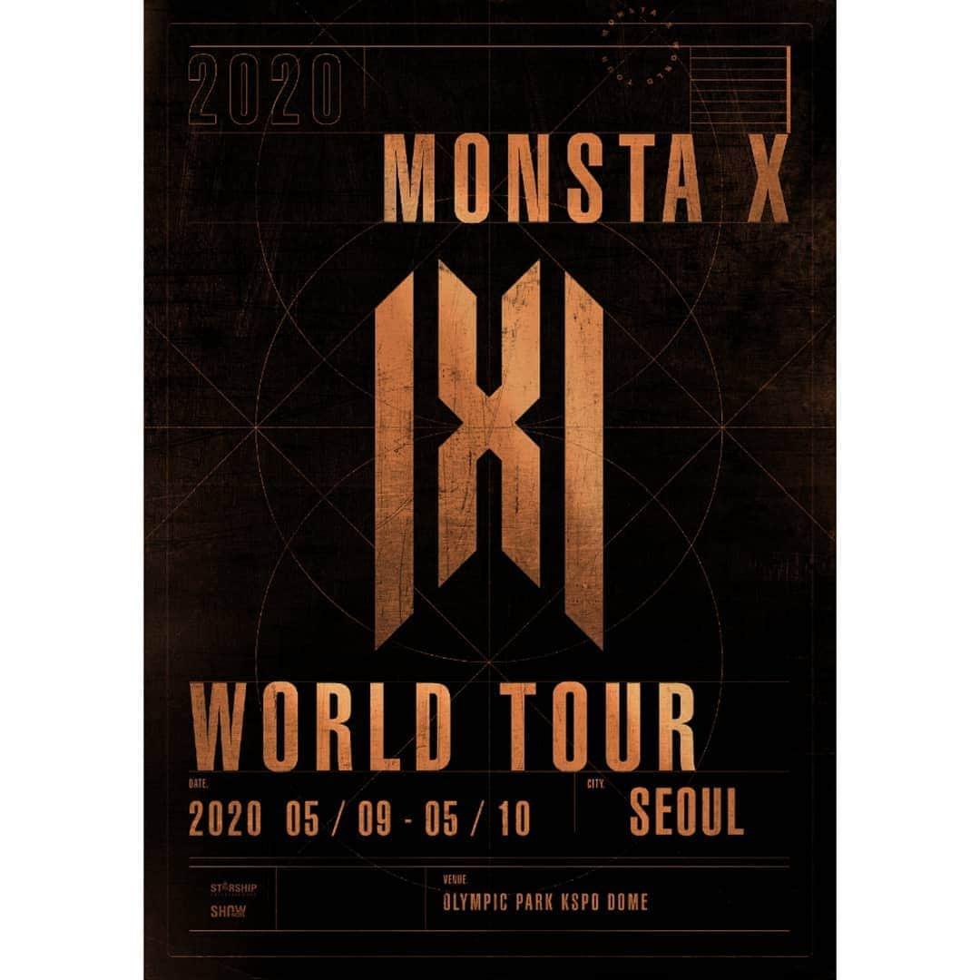 Monsta Xさんのインスタグラム写真 - (Monsta XInstagram)「2020 #MONSTAX WORLD TOUR IN #SEOUL ⠀ ✔️ 2020.05.09-10 ✔️ 올림픽공원 체조경기장 ⠀ #몬스타엑스 #몬스타엑스월드투어 #서울 #COMING_SOON #몬스타그램 #MONSTAGRAM」1月13日 11時00分 - official_monsta_x