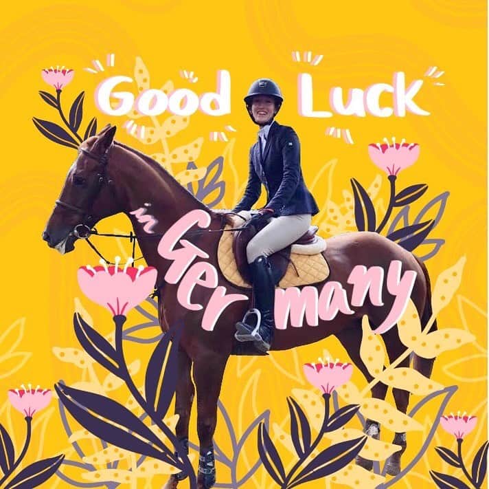 ジュディ舞衣のインスタグラム：「🇯🇵✈️🇩🇪 So thankful to all my family and friends supporting me in my new adventure! Can't wait to see what the future holds🦄 ． Thank you @sophiarie for your amazing illustrations💓」