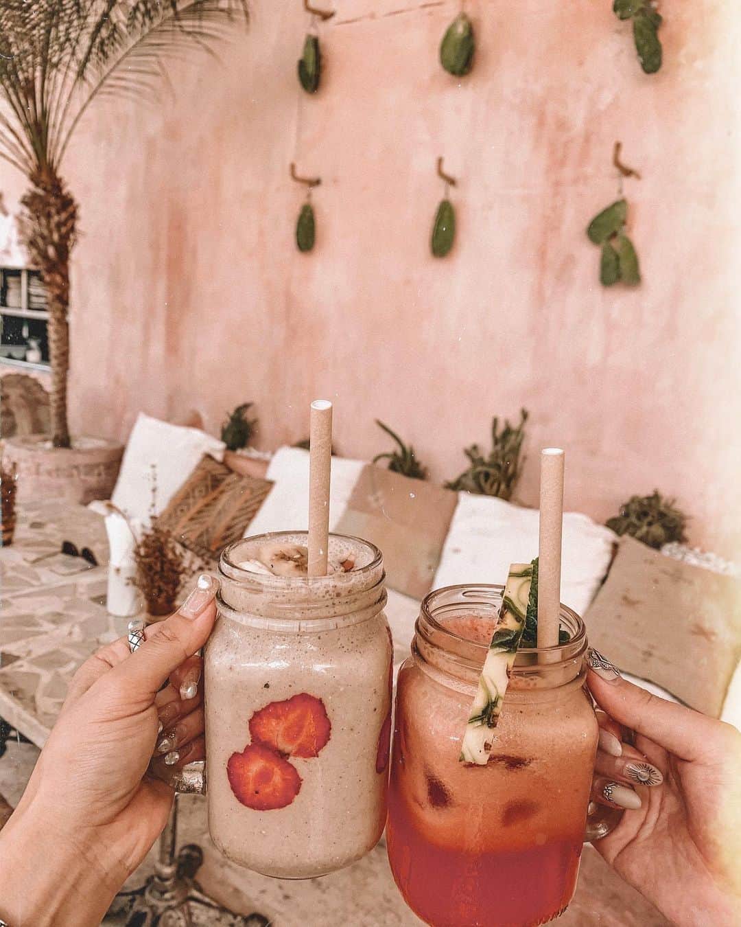 ✷kana✷のインスタグラム：「Kawaii🍹💗 . . #pennylinebali」