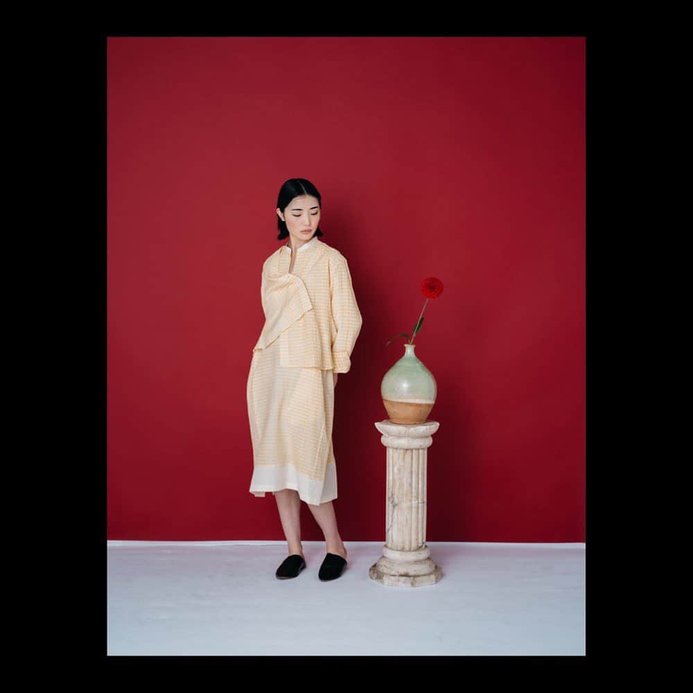 島田大介さんのインスタグラム写真 - (島田大介Instagram)「susuri 2020ss  Photography: @daisukeshimada__  Styling: @tabata_arisa Hair&Make: @etsukohojo Model: @nene147  Model: @kanjimasuyama #susuri #daisukeshimadaphotograph」1月13日 11時51分 - daisukeshimadaa