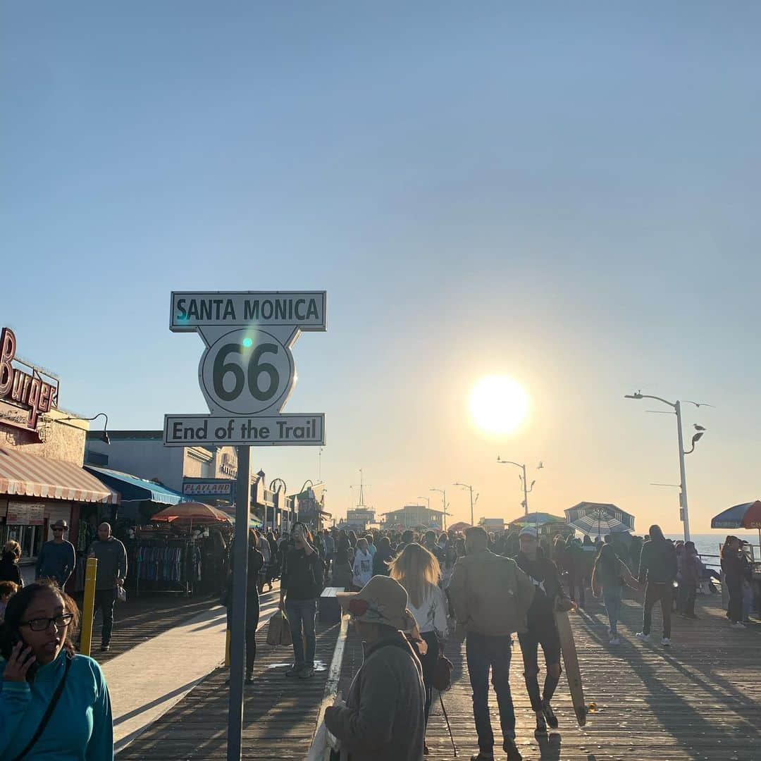 上田剛史さんのインスタグラム写真 - (上田剛史Instagram)「Santa Monica  beach 宗、ビビりすぎ笑笑」1月13日 12時32分 - tsuyoshi50