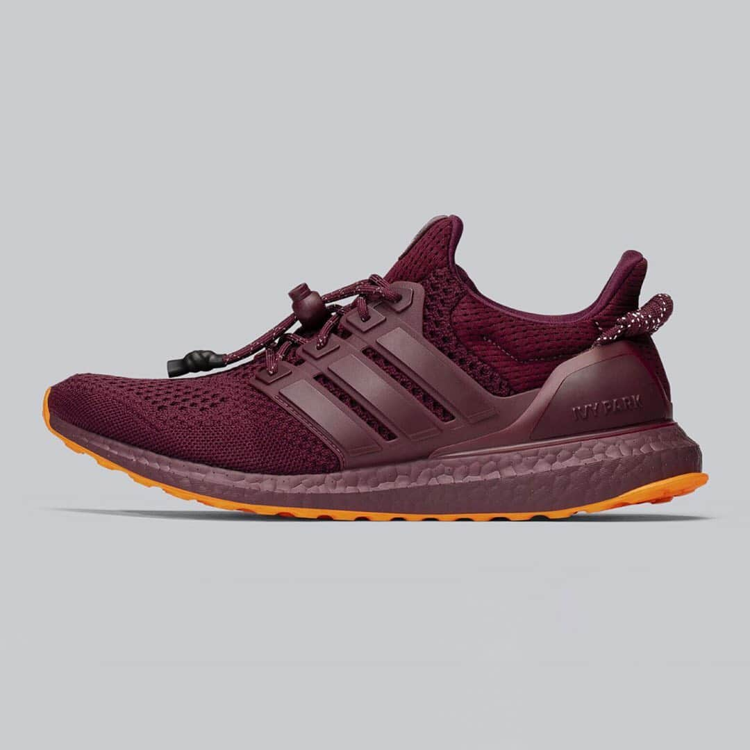 HYPEBEASTさんのインスタグラム写真 - (HYPEBEASTInstagram)「@hypebeastkicks: @beyonce and @adidas have shared an official look at their forthcoming UltraBOOST collaboration. The burgundy-colored shoe features a matching lace cage, bungee-styled laces, a full-length BOOST midsole, a bright orange rubber outsole, and a removable hangtag featuring “IVY PARK” text and adidas’ Three Stripes logo. “UltraBOOST” and “IVY PARK” text at the heel rounds out the collaborative co-branding details. Look for it to release alongside additional Nite Jogger and Samba silhouettes on January 18.⁠⠀ Photo: adidas」1月13日 12時26分 - hypebeast