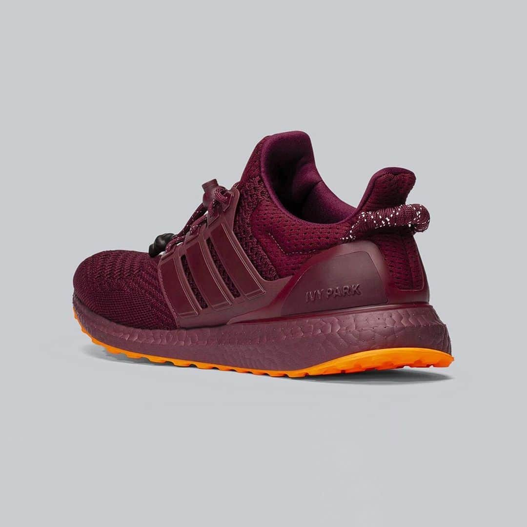 HYPEBEASTさんのインスタグラム写真 - (HYPEBEASTInstagram)「@hypebeastkicks: @beyonce and @adidas have shared an official look at their forthcoming UltraBOOST collaboration. The burgundy-colored shoe features a matching lace cage, bungee-styled laces, a full-length BOOST midsole, a bright orange rubber outsole, and a removable hangtag featuring “IVY PARK” text and adidas’ Three Stripes logo. “UltraBOOST” and “IVY PARK” text at the heel rounds out the collaborative co-branding details. Look for it to release alongside additional Nite Jogger and Samba silhouettes on January 18.⁠⠀ Photo: adidas」1月13日 12時26分 - hypebeast