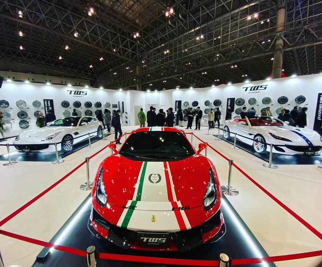 吉本大樹さんのインスタグラム写真 - (吉本大樹Instagram)「Tokyo Auto Salon #TWS booth🐴 @twsforged  #TokyoAutoSalon #東京オートサロン #TAS #TAS2020」1月13日 12時43分 - hiroyoshimoto