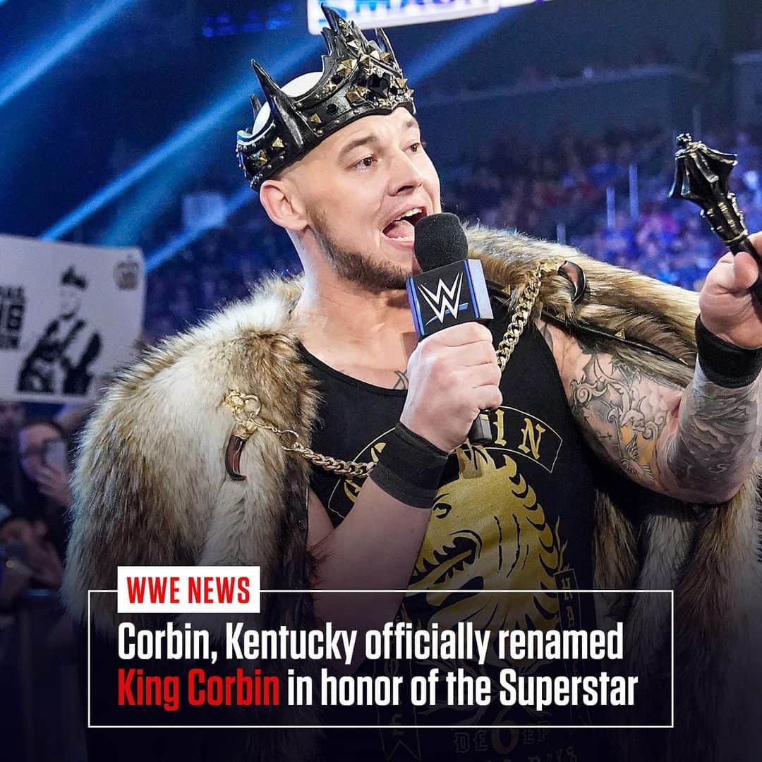 WWEさんのインスタグラム写真 - (WWEInstagram)「The royal power of @baroncorbinwwe knows no bounds!  Tune into @wwethebump THIS Wednesday at 10 a.m ET for more on this incredible story.」1月13日 12時46分 - wwe