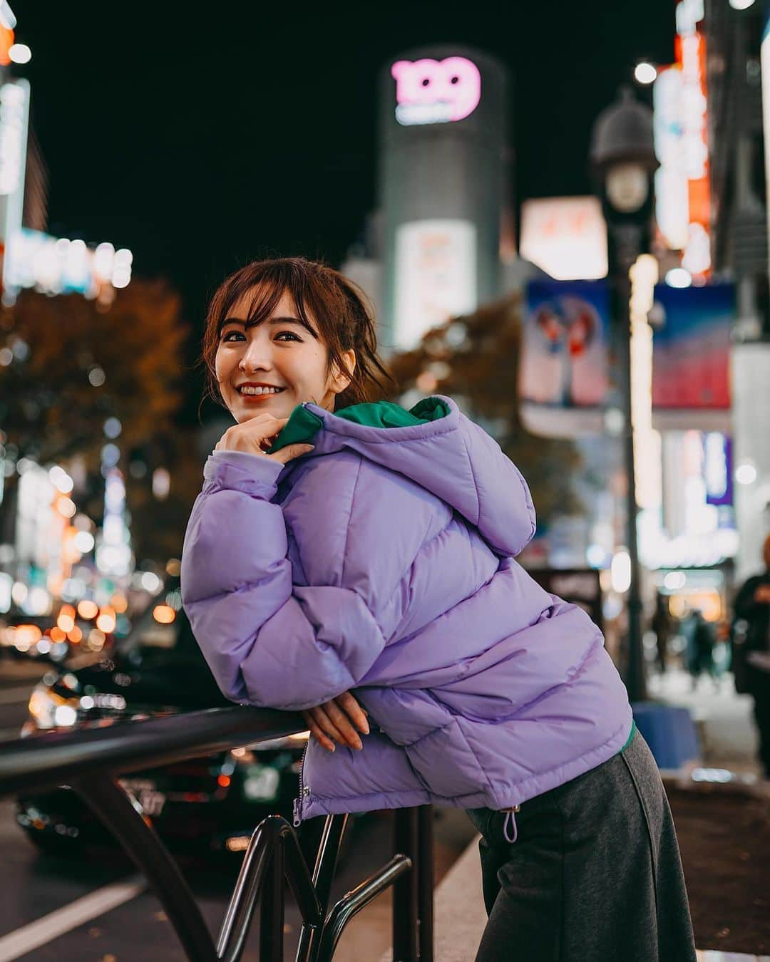 ほのかさんのインスタグラム写真 - (ほのかInstagram)「渋谷のシンボルをバックに..🐤❤︎・ Photo:(@xx_s_a_i_xx ) ・ #CanCam #fashion #spiralgirl #makeuptutorial #makeupartist  #photo #honoka #me #model #honoka #instagood #ほのか #harmonypromotion」1月14日 0時02分 - nononon159