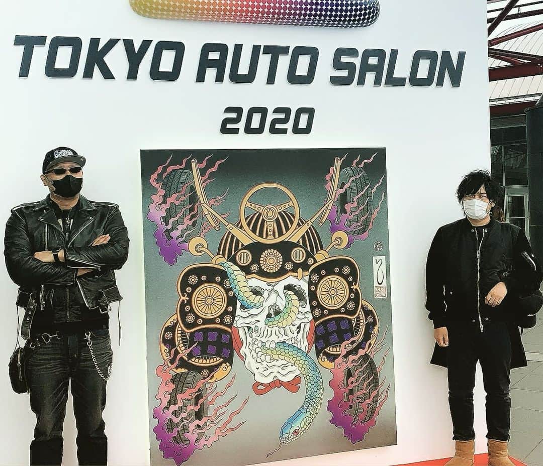 マフィア梶田さんのインスタグラム写真 - (マフィア梶田Instagram)「東京オートサロンへ行ってきました  #tokyoautosalon」1月13日 16時02分 - mafia_kajita