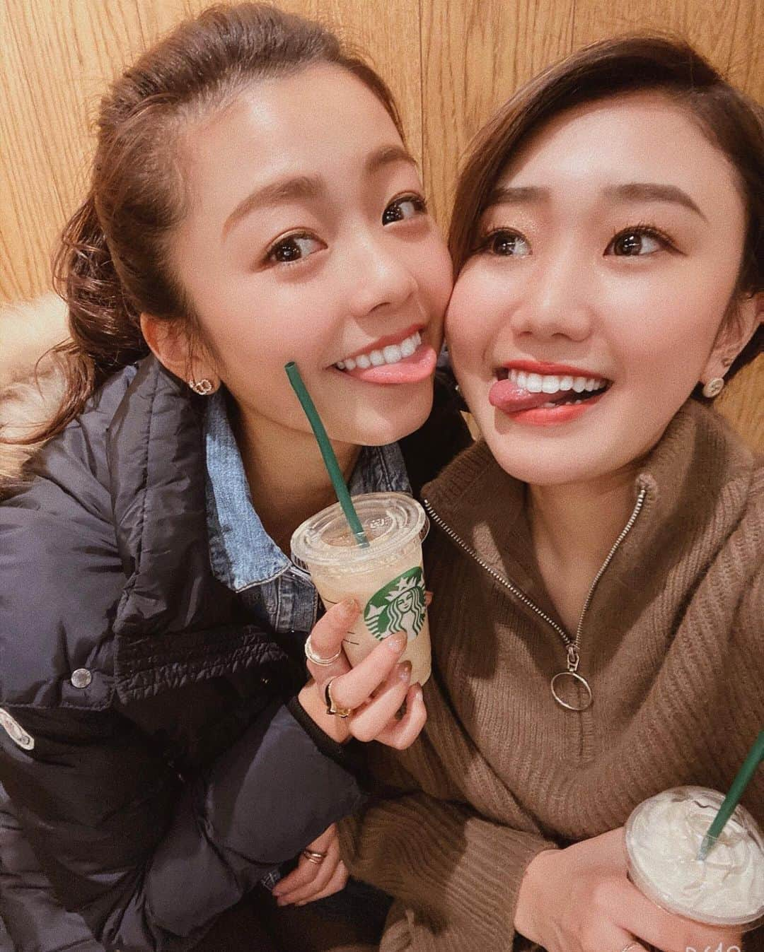 安田華乃さんのインスタグラム写真 - (安田華乃Instagram)「この前はありがぴ☕️ . そのぴ、すきぴ🐥 . #スターバックスコーヒー  #カフェタイム #都内に染まってる方 #月1会 #映画楽しみ #そのぴ」1月13日 18時04分 - nanochuuun_