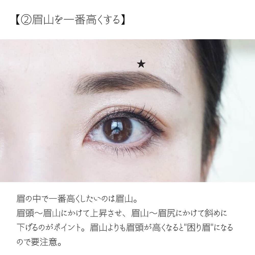 玉村 麻衣子さんのインスタグラム写真 - (玉村 麻衣子Instagram)「【眉の理想のプロポーション】 骨格を際立たせ、顔立ちを美しく見せるには、眉のバランス＝プロポーションがとても大切。 そのため、いくつか押さえておきたいポイントをあらためてご紹介💁‍♀️✨ . 眉のプロポーションが整っていることで、骨格や顔立ちをより美しく見せることができます。 是非意識してみてください^ ^ . . #たまむら眉 #トレンドメイク#トレンド眉 #アイブロウメイク #アイブロウ#眉#眉メイク#眉毛#eyebrow #美眉#美眉アドバイザー#玉村麻衣子 #美容#beauty#メイク#make#makeup」1月13日 18時46分 - maiko_tamamura