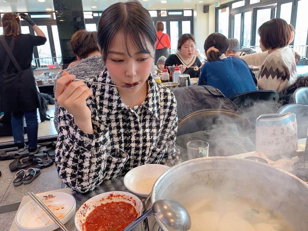 白間美瑠さんのインスタグラム写真 - (白間美瑠Instagram)「タッカンマリ🐔 チャドルバギ🐮 チキン🐔 いっぱい食べたよ❤️ #韓国」1月13日 19時26分 - shiro36run