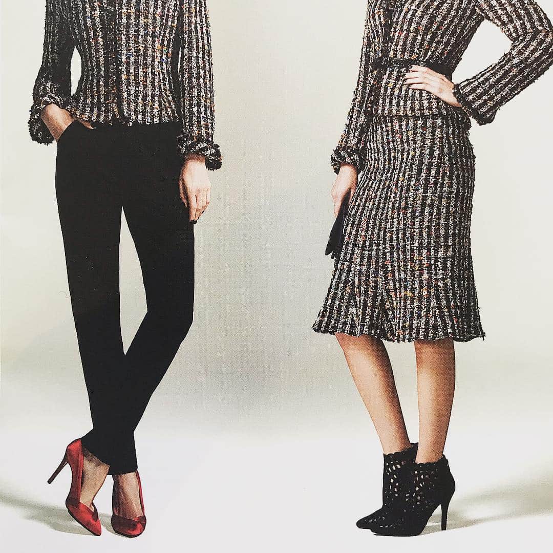 キャロライン チャールズのインスタグラム：「Classic tailored tweeds by Caroline Charles. Sophisticated and stylish.  #british #britishfashion #ladieswear #fashion #tweed #ootd #womensfashion #luxury #luxurybrand #london #instafashion #londonfashion #england #designer #fashiondesigner #style #fashionista #luxuryfashion」