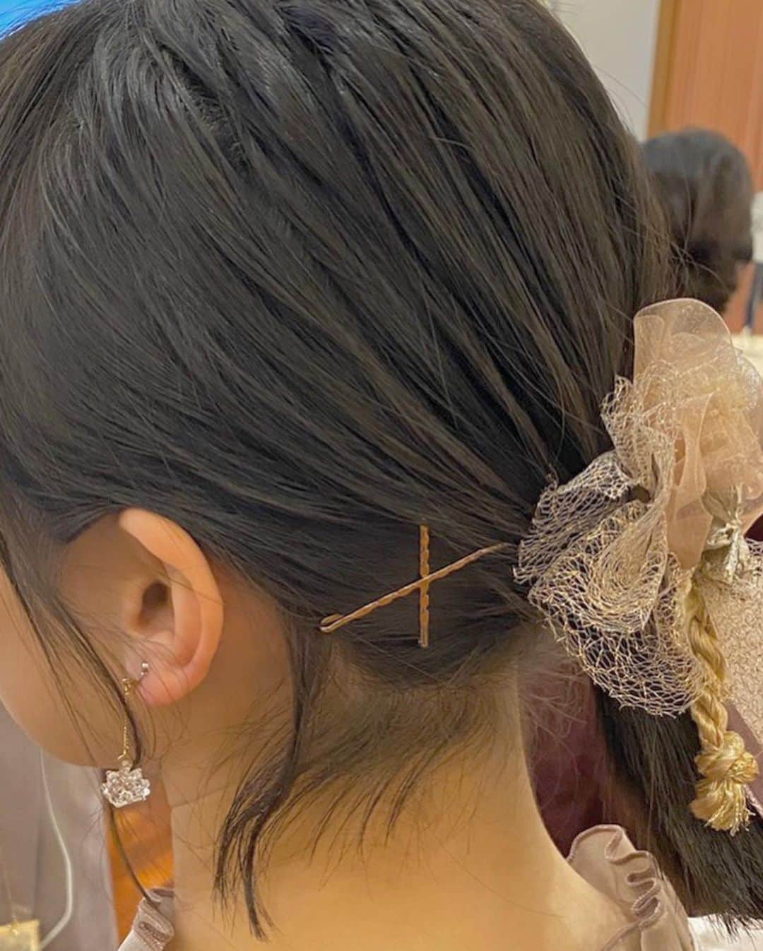 豊永阿紀さんのインスタグラム写真 - (豊永阿紀Instagram)「髪飾りは自分で作ったの〜〜 イヤリングは、母から二十歳の誕生日プレゼント。」1月13日 20時56分 - aki_t_official