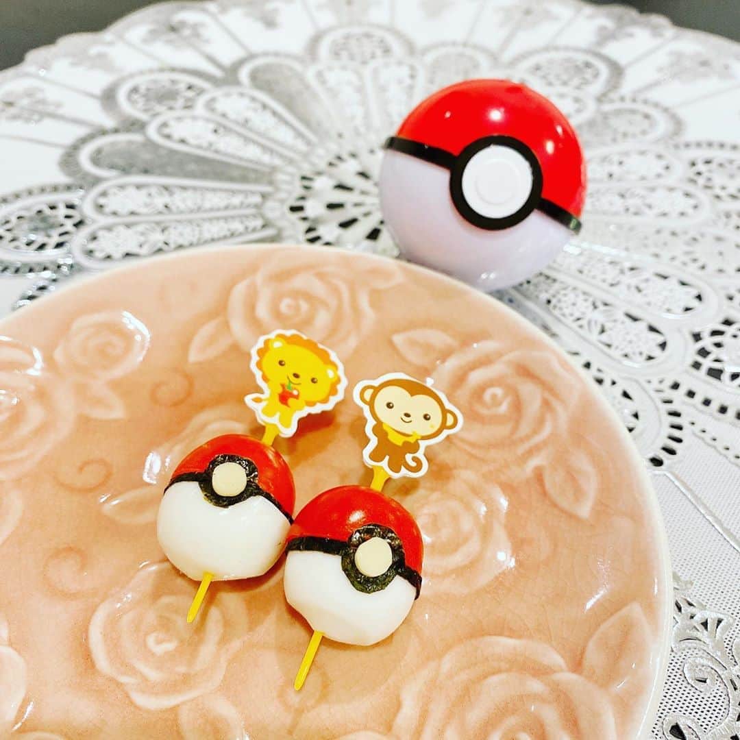 大堀恵さんのインスタグラム写真 大堀恵instagram モンスターボール うずらの卵とミニトマトで ポケモン ポケットモンスター 1月13日 21時分 Ohorimegumi