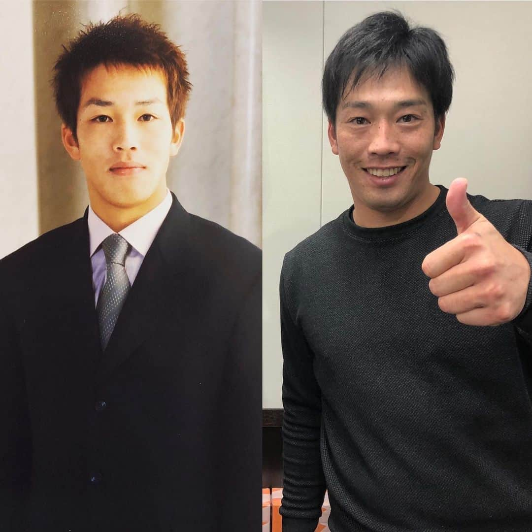 天谷宗一郎さんのインスタグラム写真 - (天谷宗一郎Instagram)「新成人の皆さん、おめでとうございます㊗️ これからも色んな事にチャレンジして下さい！！ #成人おめでとう  #17年前の写真 #今の自分 #老けた  #チャレンジ #掴め！！ #天谷宗一郎」1月13日 21時38分 - soichiroamaya