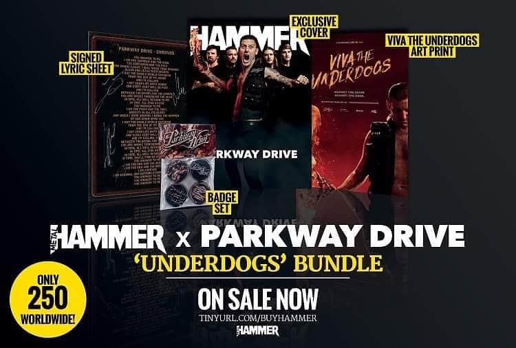 METAL HAMMERさんのインスタグラム写真 - (METAL HAMMERInstagram)「Don’t miss out on our #ParkwayDrive bundle, featuring a signed lyric sheet and badge set! Buylink in bio」1月13日 22時02分 - metalhammeruk