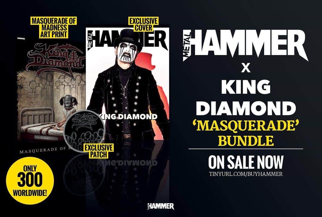 METAL HAMMERさんのインスタグラム写真 - (METAL HAMMERInstagram)「#KingDiamond fans! Get this bundle while you still can! Once it’s gone, it’s gone! Buylink in bio」1月13日 22時04分 - metalhammeruk