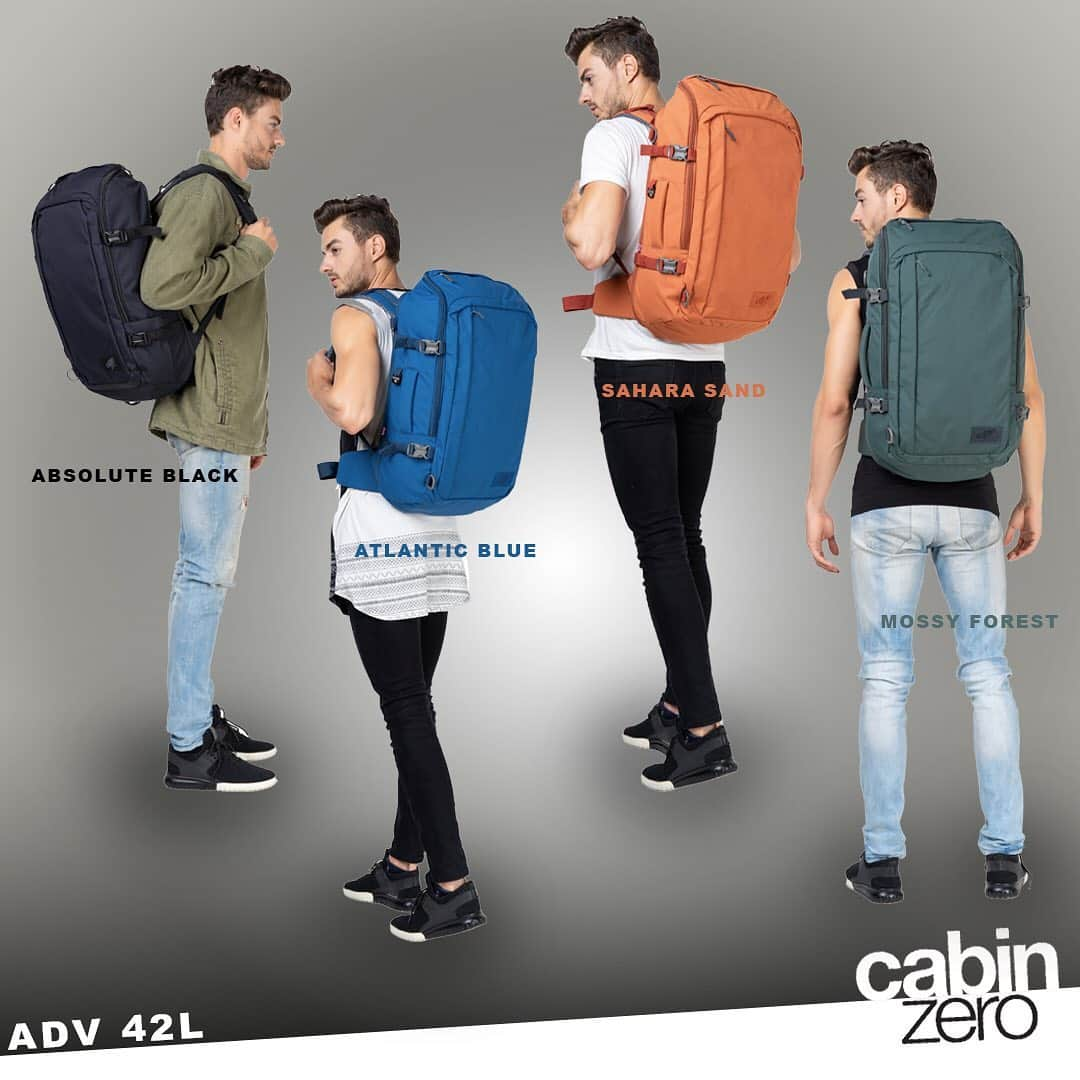 CABINZEROさんのインスタグラム写真 - (CABINZEROInstagram)「👉🏻ADV - 42L -  32L 📍 This all new member of the CABINZERO family is designed for the more adventure traveler.It combines all the trademark CABINZERO bag features, including a quick access zip pocket,a main compartment that can be loaded from the top or the front, a water bottle holder and a stow away waist belt and shoulder straps. 1. Quick access zip pocket 2. Top & front loading of main compartment  3. Quick access zip pocket on font panel 4. Stow-away shoulder straps & waist belt 5. Lightweight aluminium frame for load support on 42L 6. Matt finish Nylon 500 Denier Rip- Stop fabric #cabinzero #cabinzero #advpro #adv #adventure #adventuretime #travellife #travel #with #zerorules #travellers #pocket #waiststraps #backpack #backpackers #aroundtheworld #world #letstraveltoday #unisex #love #travel」1月14日 1時06分 - cabinzero