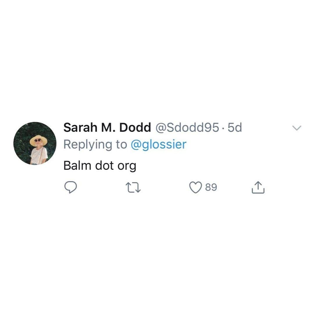 Glossierさんのインスタグラム写真 - (GlossierInstagram)「Balm Dot Org, for your consideration ❤️➡️」1月14日 1時40分 - glossier