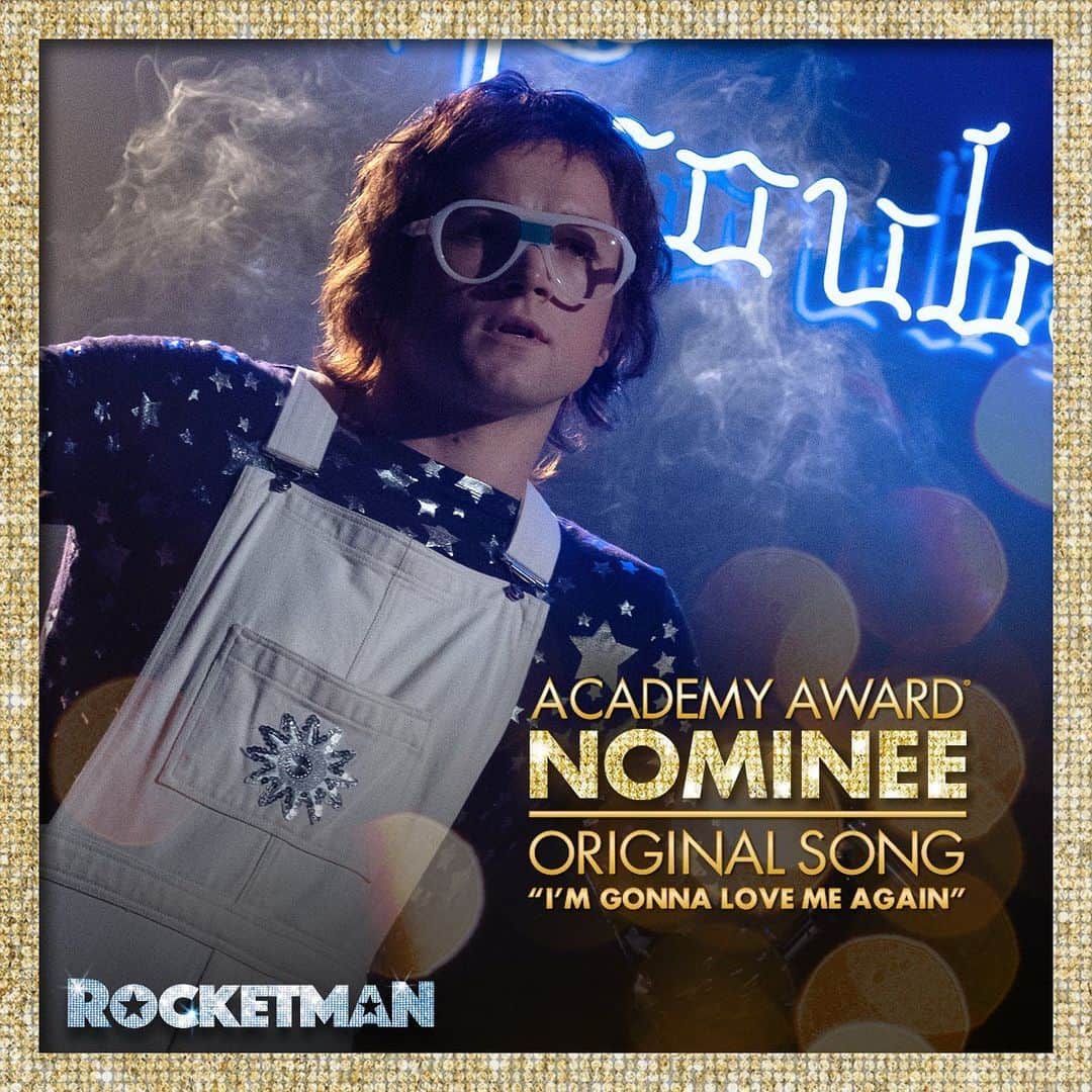 エルトン・ジョンさんのインスタグラム写真 - (エルトン・ジョンInstagram)「What incredible news to wake up to - '(I'm Gonna) Love Me Again' from @rocketmanmovie has been Oscar nominated for Best Original Song!! This nomination means so much to me because I’m sharing it with @bernietaupinofficial  The film Rocketman celebrates the magical journey Bernie and I have shared as musical soulmates and lifelong friends.  We are so thrilled, thank you to @theacademy for this honour.」1月14日 7時27分 - eltonjohn