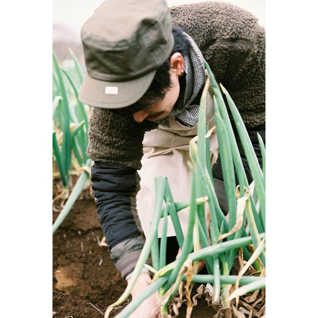 Aya（高本彩）さんのインスタグラム写真 - (Aya（高本彩）Instagram)「VEGGIE FARM × VEGGIE FARM TOKYO〜Photo by Aya〜  自家農家を持ち無農薬無科学肥料の野菜を栽培するレストラン『ALL FARM』と、上質な大人の為のプライベート空間を運営する『N's Lounge』がタッグを組み生まれたお洒落な野菜ダイニング『VEGGIE FARM TOKYO』  今回このVEGGIE FARM TOKYOで期間限定で私がフィルムカメラで撮影した写真が展示されます。 ※1/20〜展示開始。  実際に野菜を栽培している畑へ行き 採れたての野菜を撮影。  昔から受け継がれる栽培方法だからこそ生まれるALL FARM×VEGGIE FARM TOKYOのお野菜。  是非美味しいお野菜堪能しに行ってみてください🥬  #veggiefarmtokyo #nslounge #photobyaya #代官山 #ケールのすき焼きとバーニャカウダーが最高」1月14日 10時37分 - aya_dream04