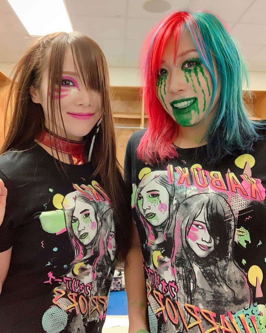 カイリ・セインさんのインスタグラム写真 - (カイリ・セインInstagram)「🆕T-shirt!!🥴🖤 #RAW #KabukiWarriors」1月14日 12時33分 - official_kairi