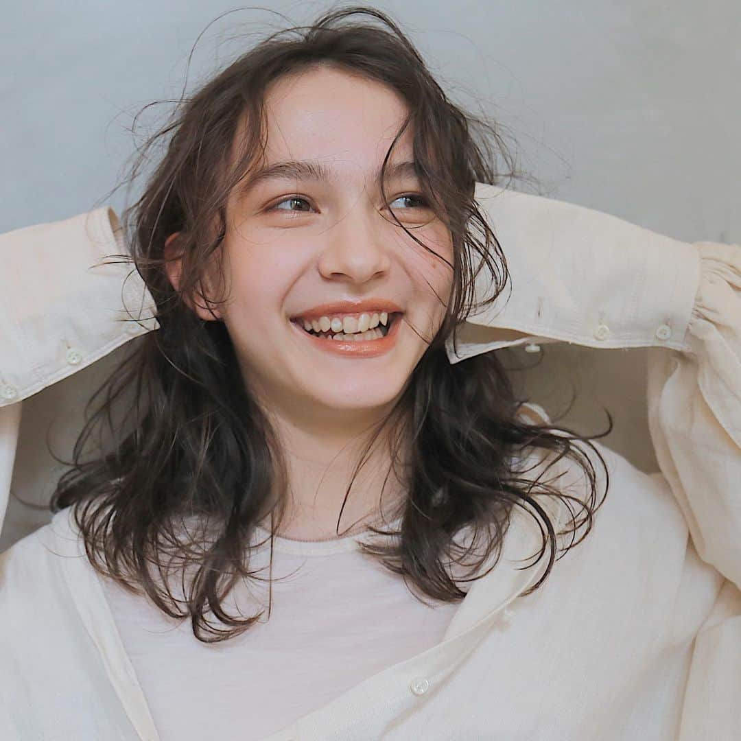 野々口祐子のインスタグラム：「可愛すぎる16歳🥺🧡 #nono_hair #nono_make #syan_tokyo」