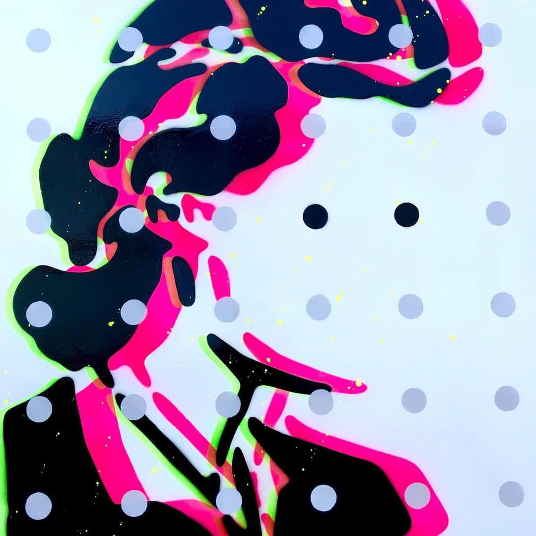 LOOTONEさんのインスタグラム写真 - (LOOTONEInstagram)「LOOTONE Stencil 2020 "Woman"  Size :F20」1月14日 12時49分 - lootone_art