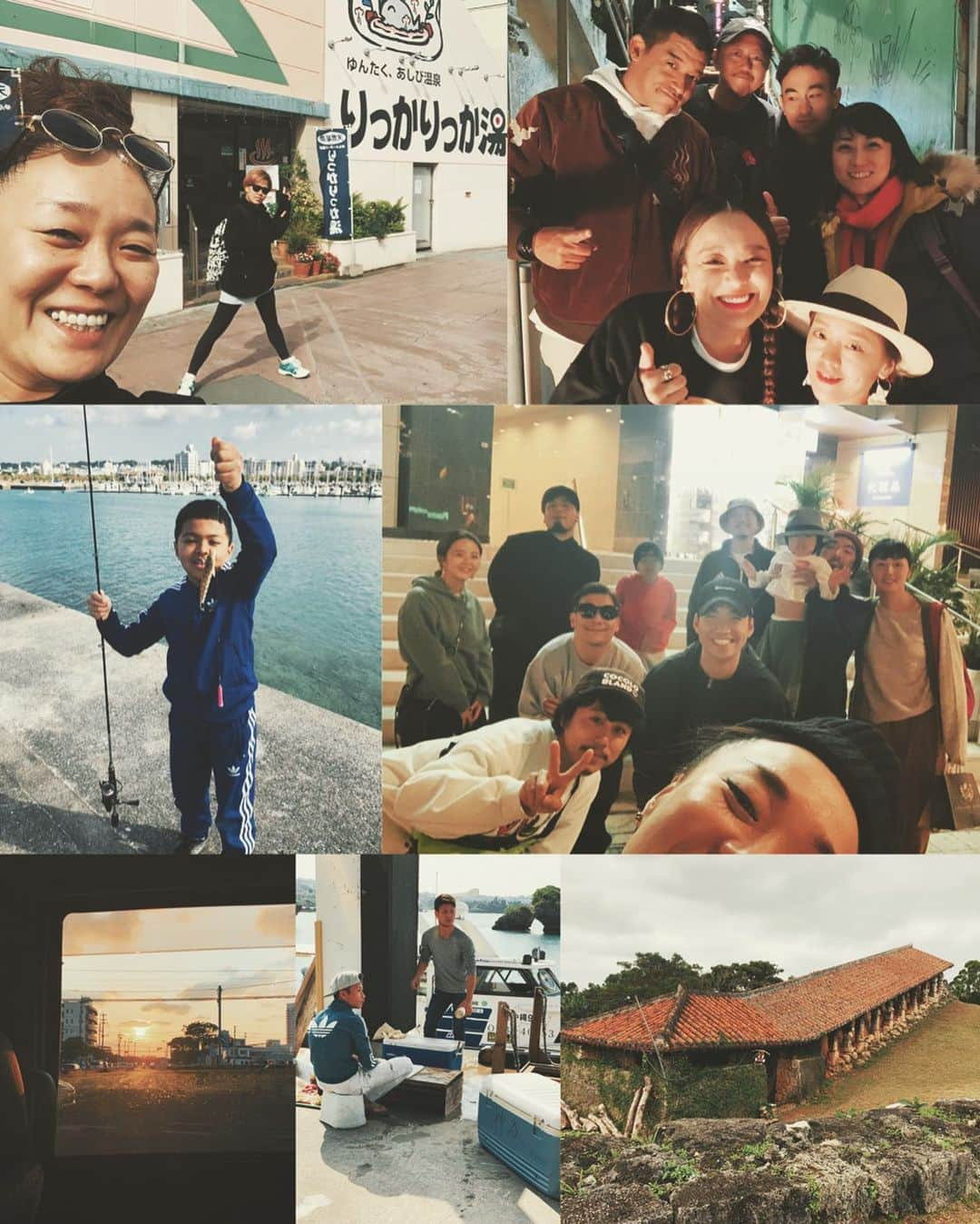 PUSHIMさんのインスタグラム写真 - (PUSHIMInstagram)「息子との沖縄旅行。 私たちの事で集まってくれた仲間、 いつも家族みたいに迎え入れてくれるスペースマンfamily、釣りを楽しませてくれるbrothers、 音楽で繋がるヤバい人ら、 みんな優しくってオモろくって も最高でした！ほんまありがとう‼︎ Much love & Big respect 2020  また行くぞ！  #trip #vacation #fishing #okinawa #family #friends #love #happysoul #hairroombotanika #朝陽」1月14日 13時41分 - shinoyama_pushim