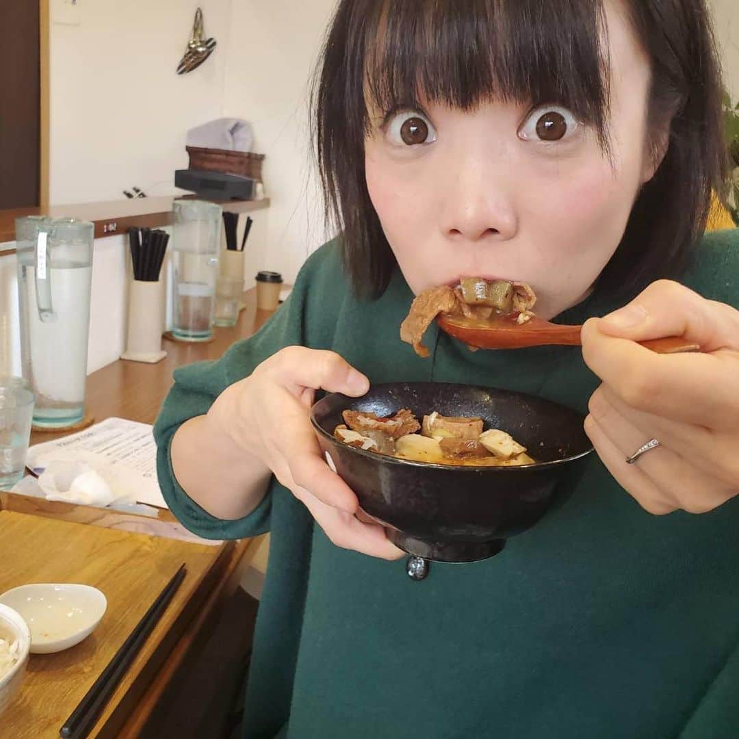 大溝清人さんのインスタグラム写真 - (大溝清人Instagram)「めっちゃ美味しかったです❗️ ね、ことみちゃん❗️ #ポノオーレ #もつ煮カフェ #かつしかFM #石川ことみ #バッドボーイズ清人 #もつ煮」1月14日 13時55分 - badboys_kiyoto93
