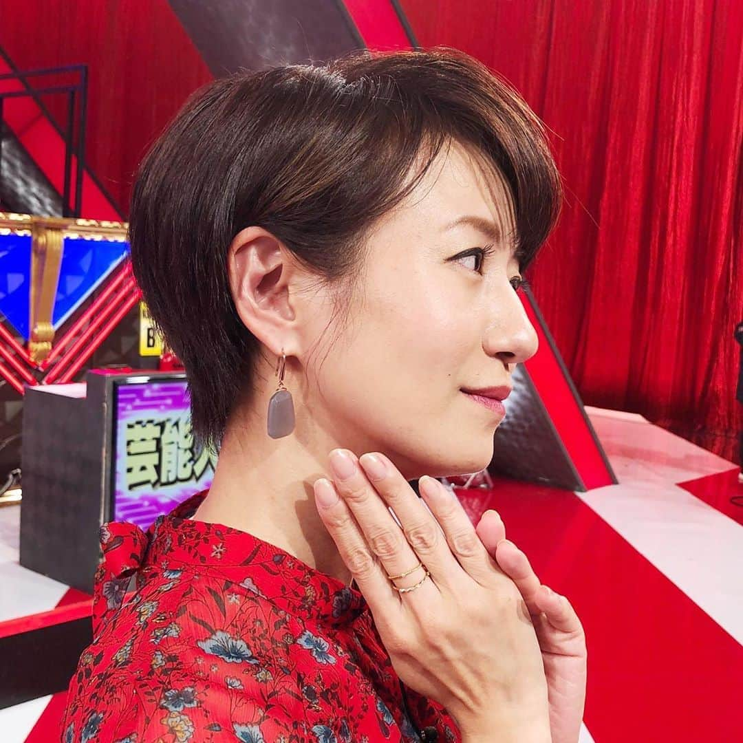 馬場典子さんのインスタグラム写真 - (馬場典子Instagram)「1/15(水)19:00〜はTBS#東大王 今回はお久しぶりの#北原里英 さん#真壁刀義 さんと。 フジモンさんはレギュラーですが写真撮影が久しぶりということで  ワンピース#blackmouton ブーツRANDA#randa リング、ピアス#stellarhollywood」1月14日 14時49分 - baba_channel