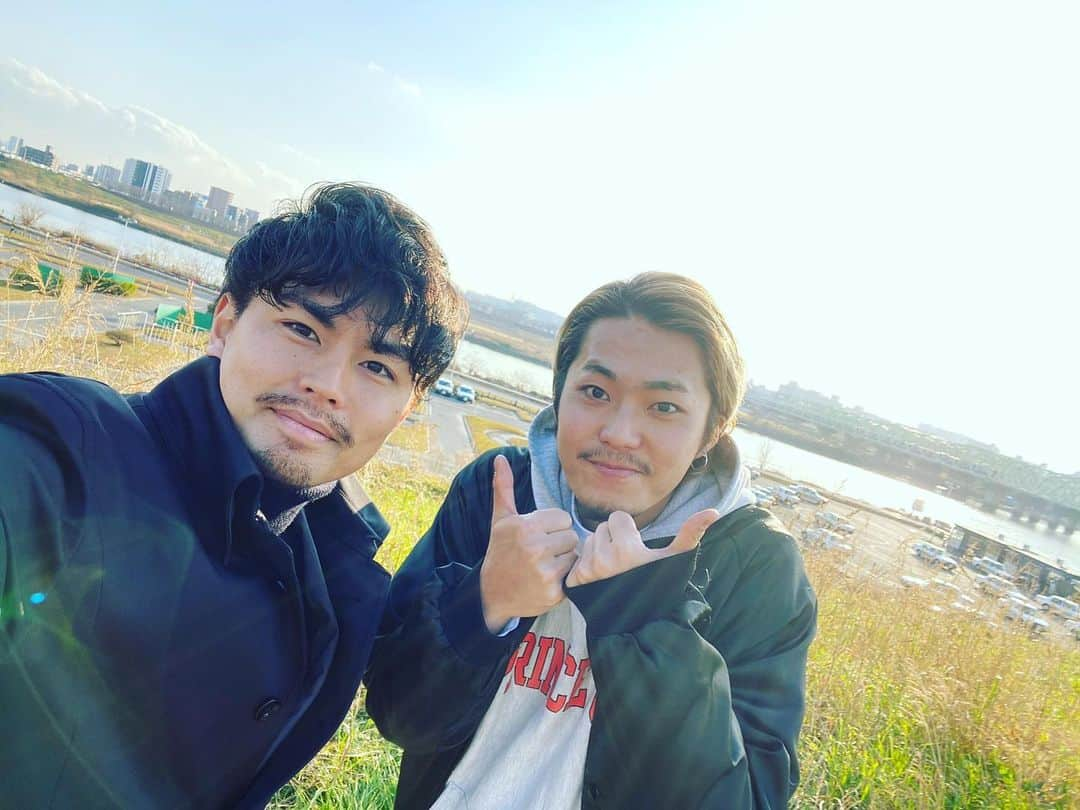 塩谷昂大さんのインスタグラム写真 - (塩谷昂大Instagram)「久保田役勝俣さんと✌️ #火葬 #樋口慧一」1月14日 15時10分 - kodai_shioya