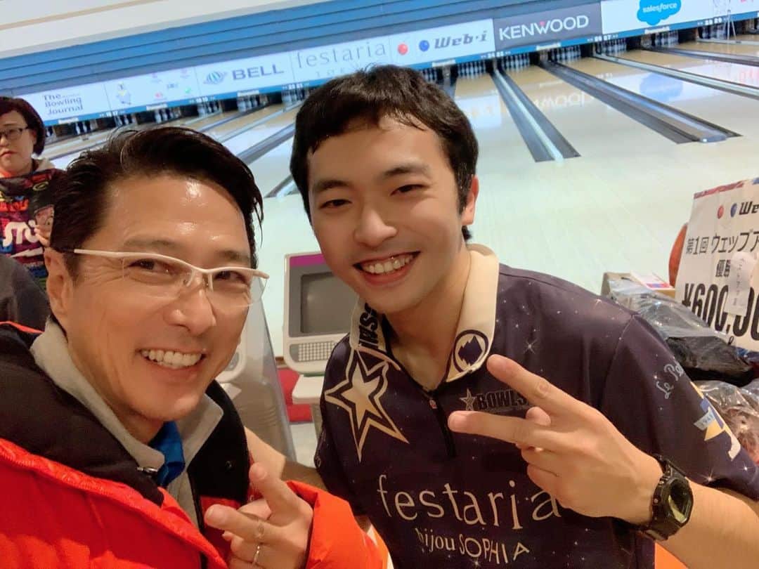 のインスタグラム：「第2回ウェッブアイカップ優勝🏆のトップアマ斎藤祐太くん！PBA選手並みの派手なアクションと雄叫びが観るものを惹きつけますねー‼️優勝おめでとう㊗️🎉 #チャンピオン #斎藤祐太」