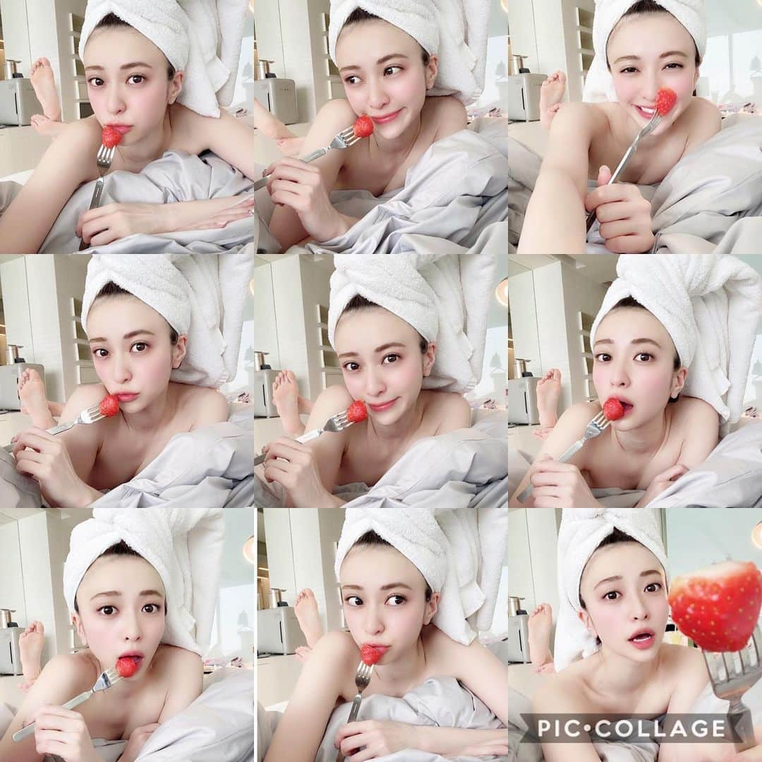 新部宏美さんのインスタグラム写真 - (新部宏美Instagram)「🍓🥝🍉🍍🍈🍊 #フルーツ だいすき🥰 * 日が出る頃には雨やんでるかな？☔️ 今日はいちにち休み📚 久しぶりに予定も何も入れてないの☺️ なにしてすごそっかな🗽🎈🎈 ゲームしてオススメされたドラマ見て、ゲームして、おわり！なんて事になりそう🤭笑 * * #フルーツ盛り#朝ごはん#韓国#ウォーカーヒル#ulike#walkerhill#korea#vista#fruits #自分だとどれがいいかわからないので #信頼できる #しーちゃんセレクト #なるほどこれがいいのかといつもなる #みんなはどの写真が好きですか？」1月15日 4時41分 - piromin_1202