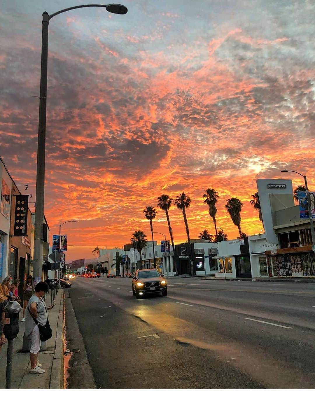 scottlippsさんのインスタグラム写真 - (scottlippsInstagram)「These morning skies.... 🔥🔥🔥 goodbye #la for 48 hours and hello #mexico soon... on our way」1月15日 4時17分 - scottlipps