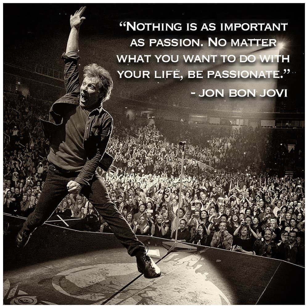 Bon Joviさんのインスタグラム写真 - (Bon JoviInstagram)「Be Passionate.  #tuesdaythoughts」1月15日 4時20分 - bonjovi