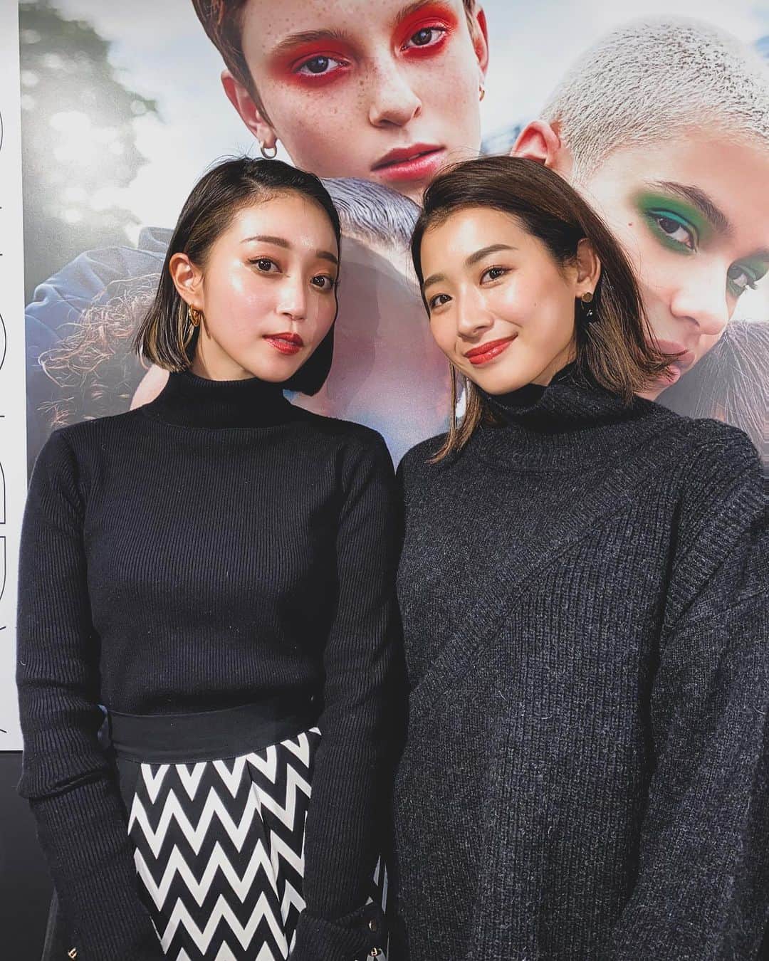 のインスタグラム：「@addictionbeauty_official Spring 2020 Collection 🌈 のイベントへ、あんちゃんと行ってきました♡ ADDICTION クリエイティブディレクターのKANAKOさんのトークショーと、メイクアップレッスン💄 とっっても勉強になりました😳 ・ 昔は、お化粧の研究をよくしていましたが 最近は決まった化粧ばかりで、こんなカラフルなアイテムを手に取ることもなくなっていた🤭 けど、いつものメイクにプラスするだけで印象も変わるし、のせ方次第で自分の肌にとっても馴染んだことにもびっくり。 新しい発見がたくさんで、メイクって楽しいな〜と改めて思ったイベントでした🥰💄 欲しいコスメたくさん増えた！！！ADDICTIONにお買い物行こう♡ #ADDICTIONBEAUTY #ADDICTIONSPRING2020 #アディクション」