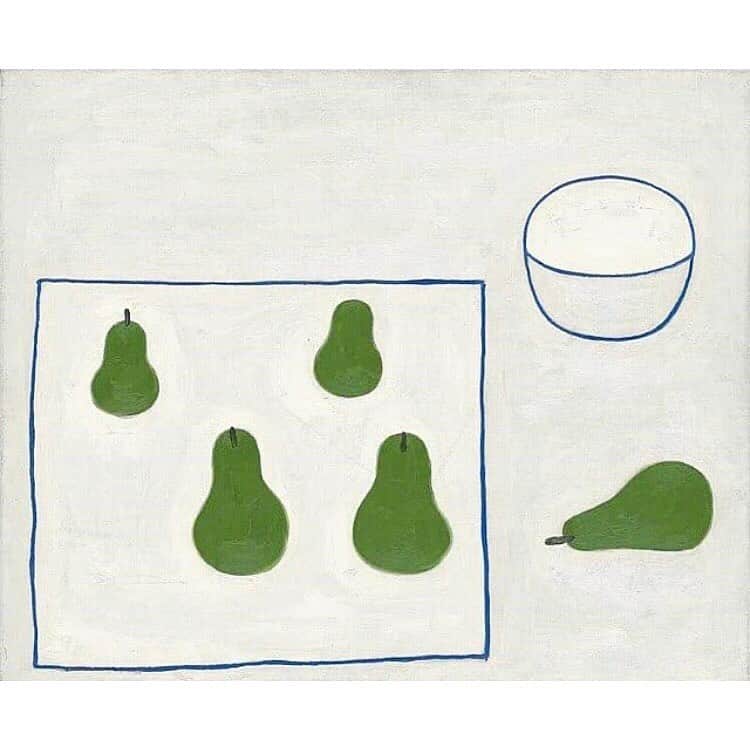 のインスタグラム：「#williamscott #anorchardofpears (number 7) #1977 🍐🍐🍐」