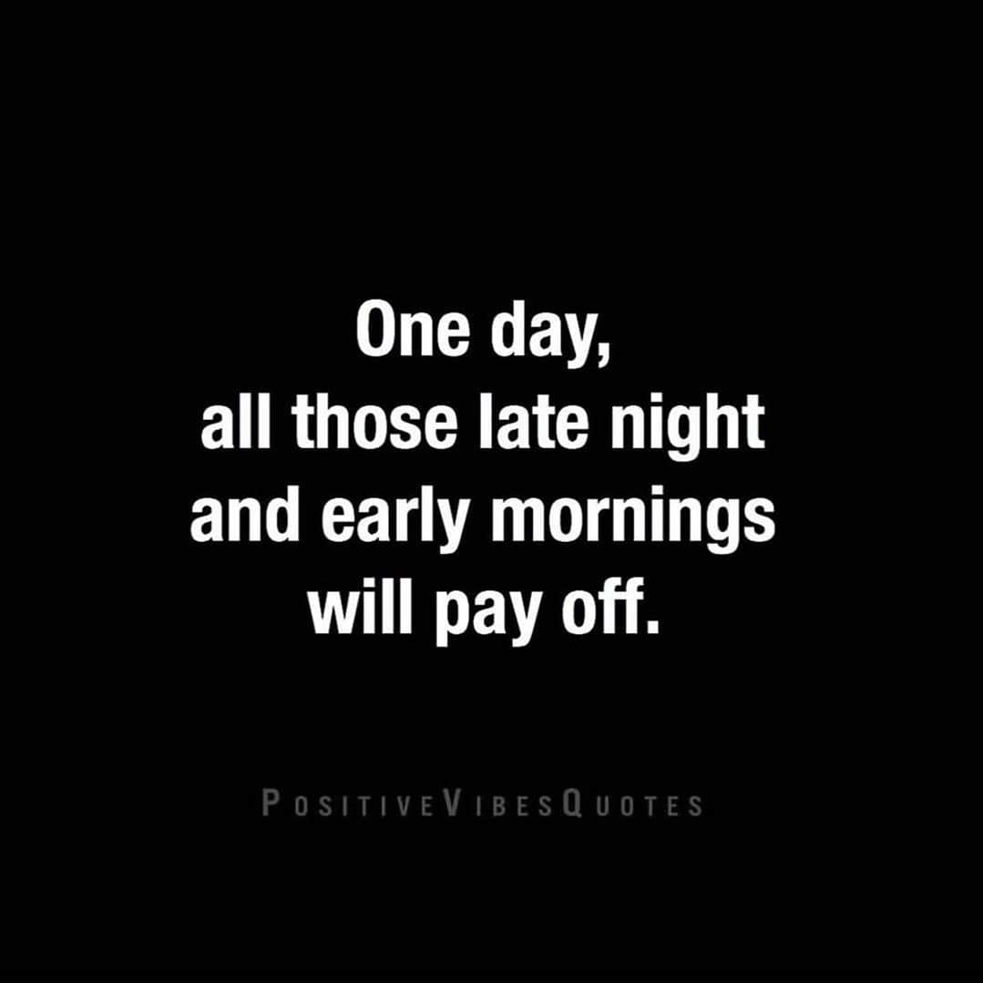 FITSPOのインスタグラム：「There’s no such thing as an over night success - you have to put in the work 💪🏼 [via @positivevibesquotes]」