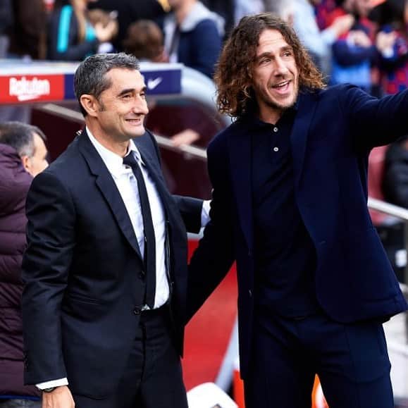 カルレス・プジョルのインスタグラム：「Gracias por todo, Ernesto.  Un abrazo fuerte. #UnSeñor」
