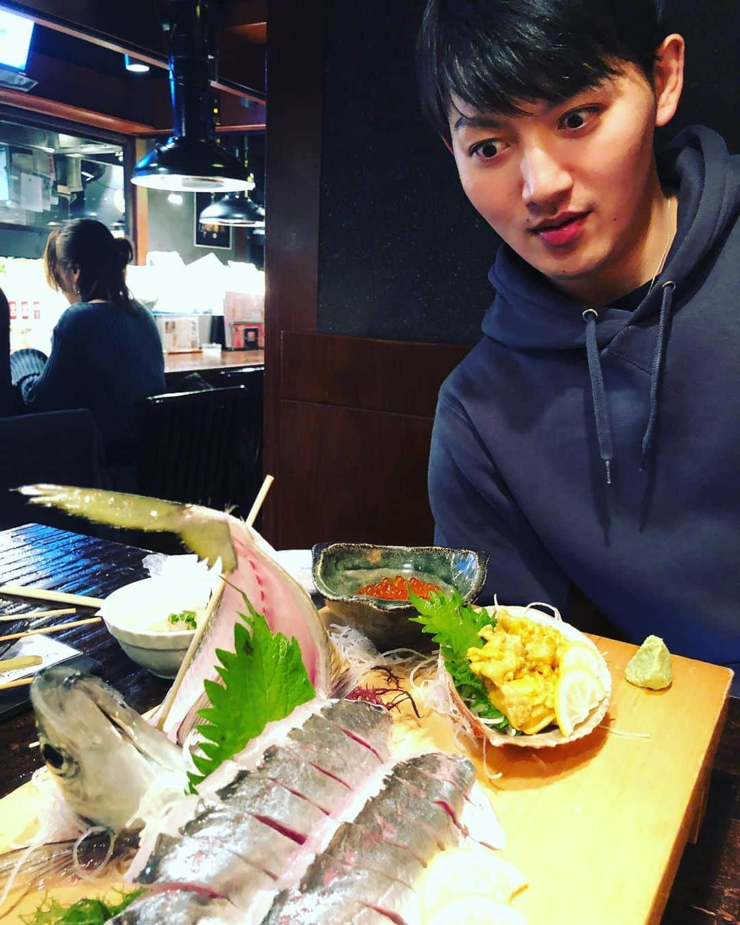 山本湧さんのインスタグラム写真 - (山本湧Instagram)「こないだ田尻とご飯行った😙 田尻ご馳走さま！😜 お互い頑張りましょっ＾＾ #vリーグはバレーだよ  #vリーグ  #バレー  #田尻信太郎  #山本湧」1月14日 21時20分 - yamamoto__yu