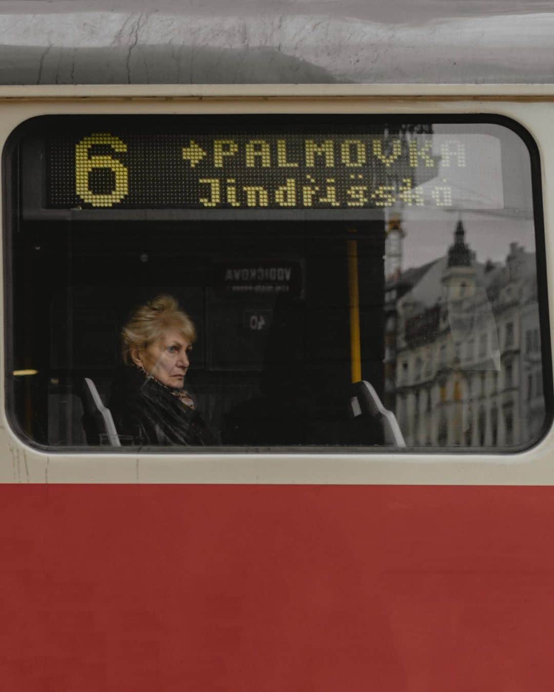 Putri Anindyaのインスタグラム：「Lady in the tram // ⁣ ⁣ portrait of strangers is something that I’m really into it. You also know how much I love trams (remember Lisbon?) and frames and reflections so basically this photo represents my favorite photo. I love how the reflection and the direction of the tram brought the sense of place. ⁣ Gosh did I just appreciated my own photo? I guess i did. Well, once in a while it’s good to criticise and appreciate our own works rather than asking for validation from other people. Once in a while. Not too much, not too less. ⁣ ⁣ So how was your first two weeks of 2020?」