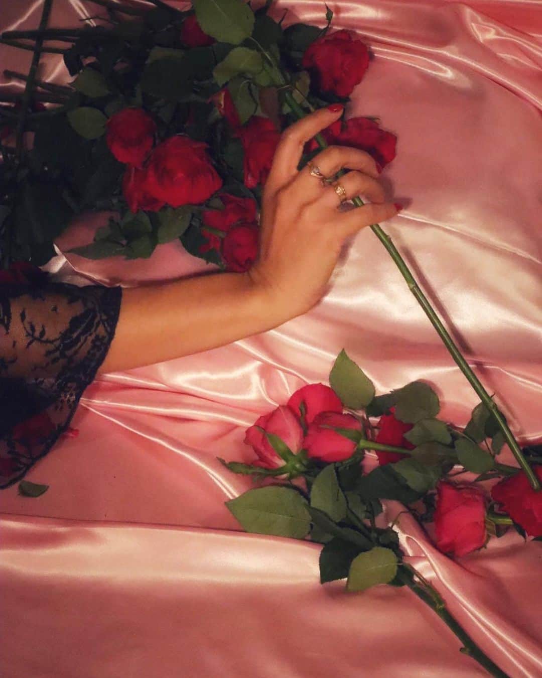 ティファニー・キャデラックのインスタグラム：「🌹🌹🌹 No matter how many times they flip it, they can’t beat the classic✨ #BetweenTheSheets 📷 @i___.d」