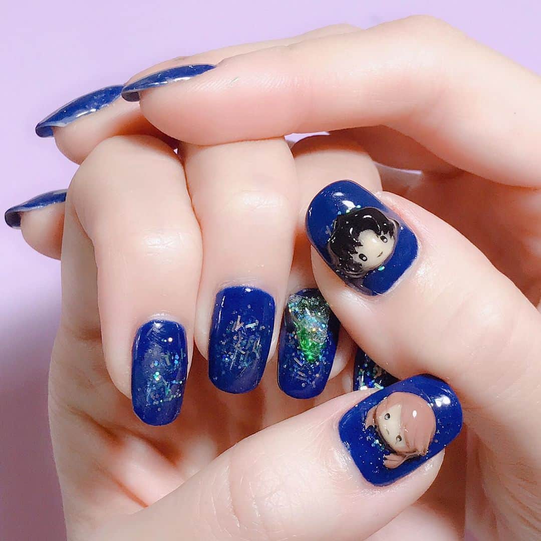 なかやまちえこのインスタグラム：「久々に❤️ #nail #nails #nailart #ネイル #美甲 #ネイルアート  #clou #nagel #ongle #ongles #unghia #japanesenailart #manucure #네일 #젤네일 #네일아트 #네일리스트 #japanesenails #manicurist #gelnails #أظافر #ファフナー #ファフナーネイル #fafner #fafnernails」