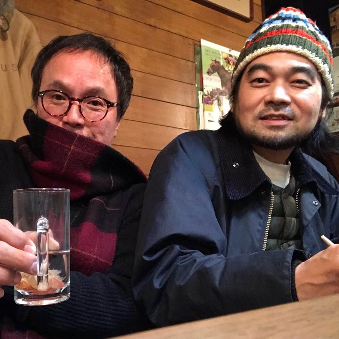 江口寿史のインスタグラム：「泰行くん来た笑」