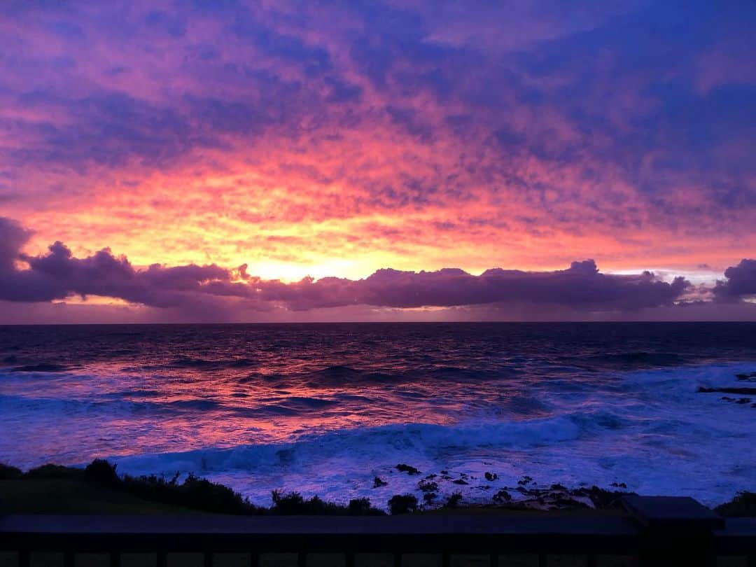 コレット・カーさんのインスタグラム写真 - (コレット・カーInstagram)「This is what I woke up to this morning #blessed #hawaii #sunrise #vacation #weddingcountdown #nofilter」1月15日 3時01分 - colettecarr