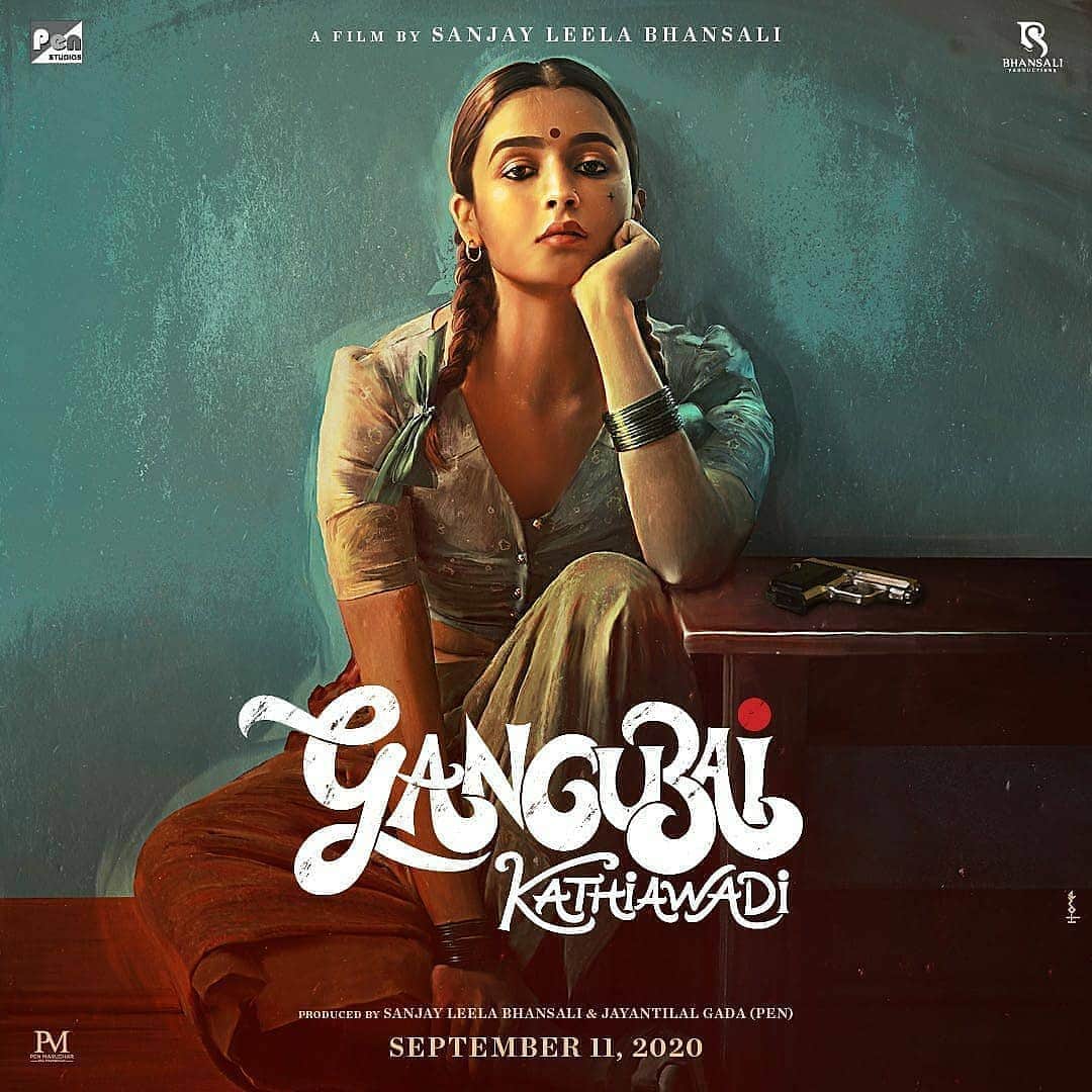 アリア・バットのインスタグラム：「Here she is, Gangubai Kathiawadi 🌹 #SanjayLeelaBhansali @prerna_singh6 @jayantilalgadaofficial @bhansaliproductions @penmovies」