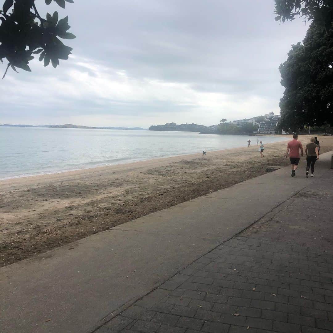 のインスタグラム：「Love this morning coffee/park pre clinic.. ahh #newzealand #coffee #beach」