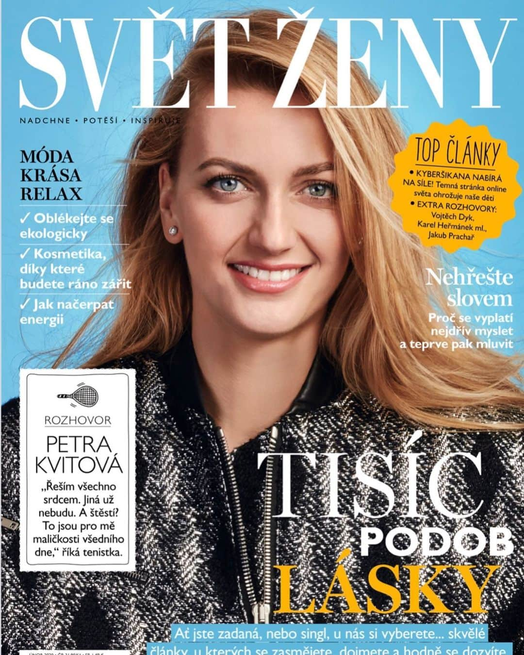 PetraKvitovaさんのインスタグラム写真 - (PetraKvitovaInstagram)「Excited to wake up and see my cover article in @svetzeny this morning - launching my new partnership with @lorealmakeup ☺ |  Jsem nadsena, ze vychazi @svetzeny a muzu byt na jeji hlavni strane. Ale hlavne, ze mohu oznamit mou novou spolupraci s @lorealmakeup ☺」1月15日 6時54分 - petra.kvitova