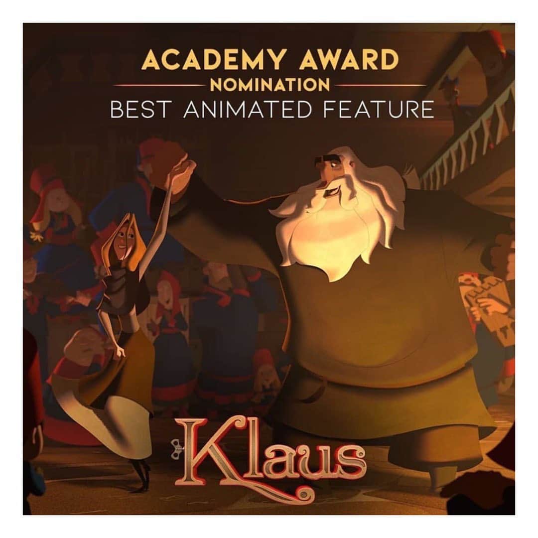 ラシダ・ジョーンズさんのインスタグラム写真 - (ラシダ・ジョーンズInstagram)「Yessss #klausmovie is nominated for an Oscar!! Honored to be a part of this lovely movie and I’m thrilled for everyone else involved. If you haven’t seen it yet (or could still use a little more holiday cheer since 2020 has been HECTIC so far), check it out on @netflix!」1月15日 7時52分 - rashidajones