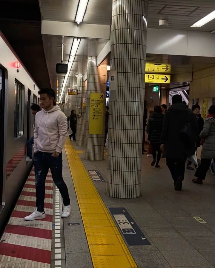 遠藤翼のインスタグラム：「. 📍Tokyo subway > Memory Lane #Tokyo #MemoryLane」